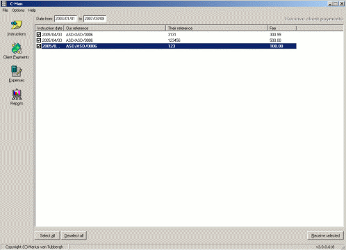 C-Man - Investigation and Legal Services Software