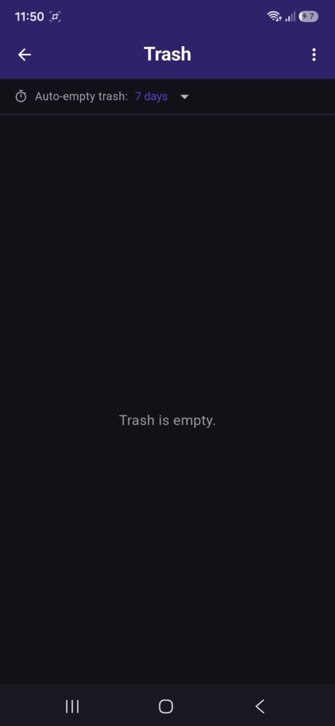 Voice Note Keeper - Trash